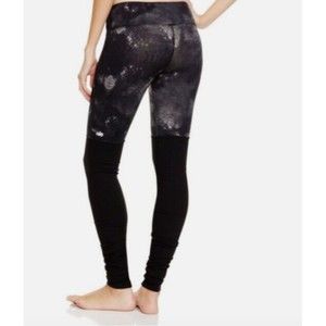 Alo Yoga Womens Tie Dye Abstract Print Goddess Ribbed Leggings Small